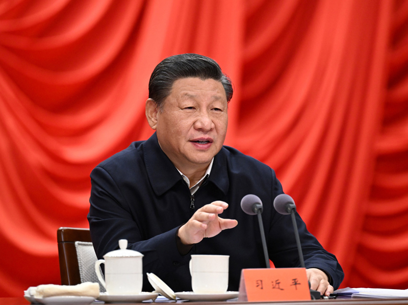 1月11日,省部级主要领导干部学习贯彻党的十九届六中全会精神专题研讨班在中央党校(国家行政台湾av)开班。中共中央总书记、国家主席、中央军委主席习近平在开班式上发表重要讲话。新华社记者 李学仁 摄